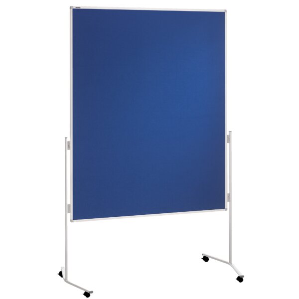 FRANKEN Moderationstafel ECO, 1.200 x 1.500 mm, Filz, grau