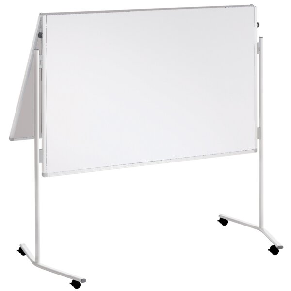 FRANKEN Moderationstafel ECO, 2x 750x1.200 mm, Karton, weiss