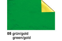 URSUS Bastelfolie Alu 50x80cm 4442105 90g, grün gold