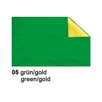 URSUS Film bricolage Alu 50x80cm 4442105 90g, vert/or