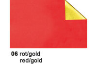 URSUS Bastelfolie Alu 50x80cm 4442106 90g, rot gold