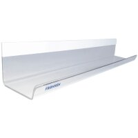 FRANKEN Ablageschale für Glastafeln, Acryl, transparent