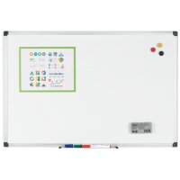 Bi-Office Tableau blanc Maya, 900 x 600 mm, laqué