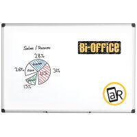 Bi-Office Weisswandtafel "Maya", 1.800 x 1.200 mm, emailliert