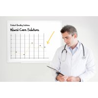 Bi-Office Tableau blanc Maya, antibactérien, 900 x...