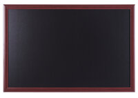 Bi-Office Tableau noir, cadre aspect cerisier, 1.200x900 mm