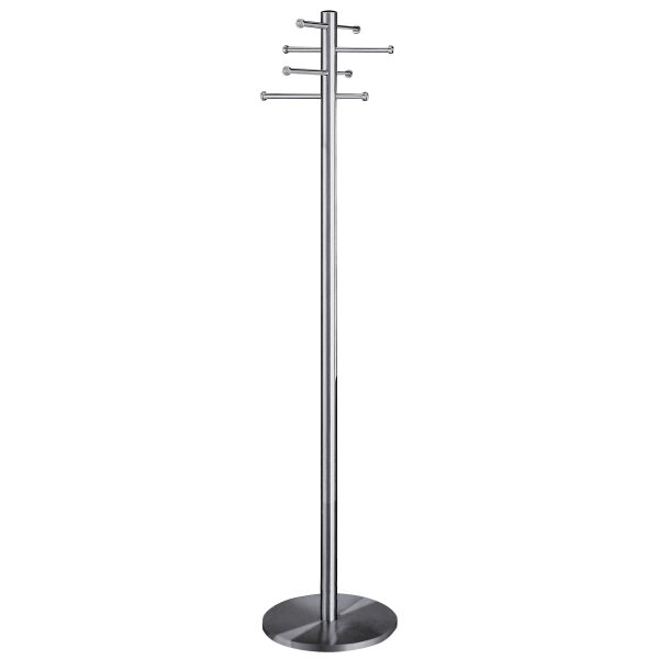 kerkmann Garderobenst&auml;nder Arte, 8 Haken, silber