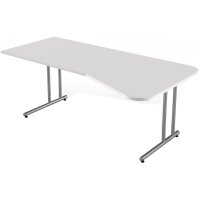 kerkmann PC-Schreibtisch Start Up, C-Fuss-Gestell, graphit