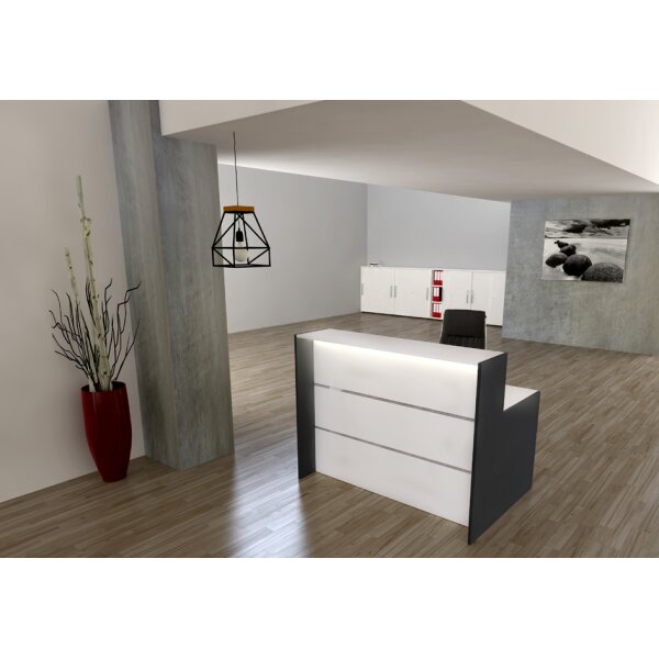 kerkmann Elément de rangement pour comptoir BARI, blanc