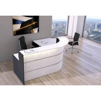 kerkmann Petit comptoir en L BARI, espace conseil