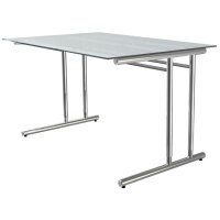 kerkmann Schreibtisch ARTLINE, (B)1.600 mm, mit Glasplatte