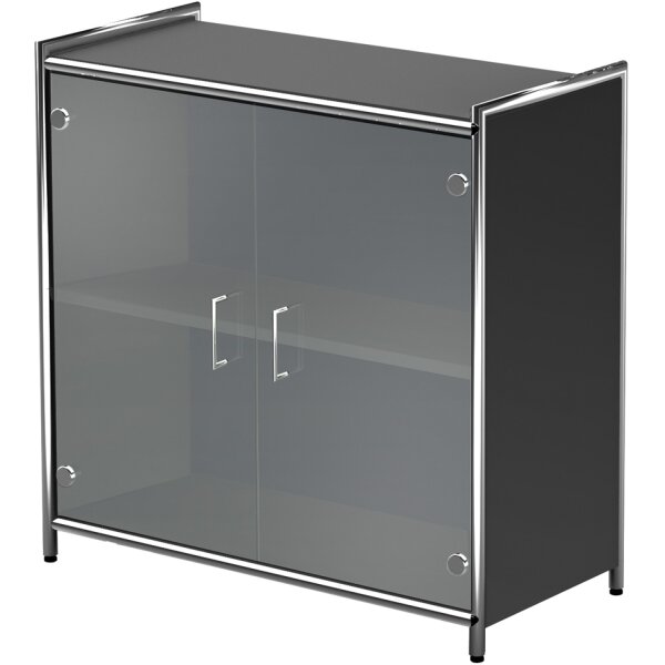 kerkmann Sideboard ARTLINE, 2 Ordnerhöhen, 2 Glastüren