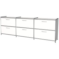 kerkmann Sideboard ARTLINE, 2 Ordnerhöhen, 6 Schubladen