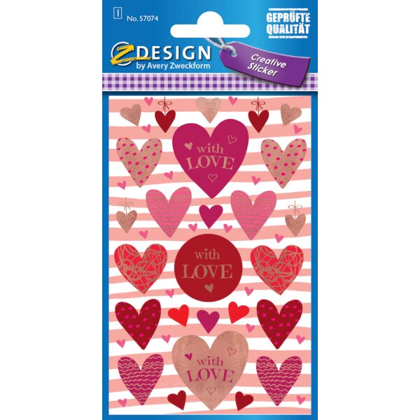 AVERY Zweckform ZDesign Geschenke-Sticker "Einladung"