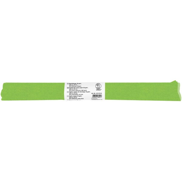 URSUS Bastelkrepp 50cmx2,5m 4120353 32g, hellgr&uuml;n