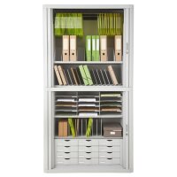 PAPERFLOW Belegfach, 10 Fächer, feste Einteilung, schwarz