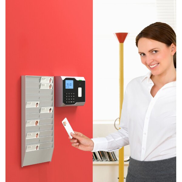 PAPERFLOW Wandhalter für Mitarbeiterkarten, 24 Fächer