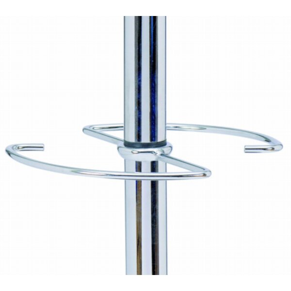 ALBA Garderobenständer "CHROMY", Höhe: 1.700 mm, chrom