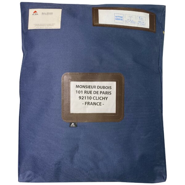 ALBA Banktasche "POCSOUGM" mit Dehnfalte, Polyester, blau