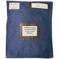 ALBA Sac navette POCSOUGMB avec soufflet, polyester, bleu