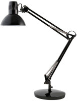 ALBA Lampe de bureau LED ARCHI, pince/socle, blanc
