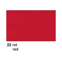 URSUS Papier transparent 70x100cm 2541422 42g, rouge