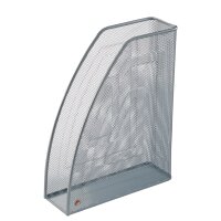 ALBA Stehsammler "MESHMAG", DIN A4, aus Drahtmetall, grau