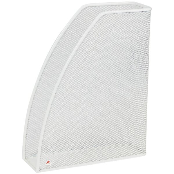 ALBA Stehsammler "MESHMAG", DIN A4, aus Drahtmetall, weiss