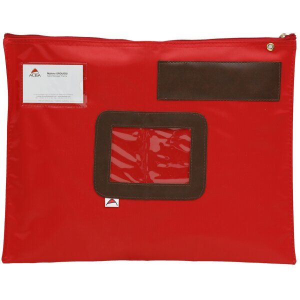 ALBA Banktasche "POPLAT", Polyester, rot