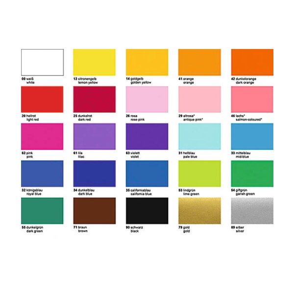 URSUS Papier de soie 50x70cm 4642200 blanc 6 feuilles