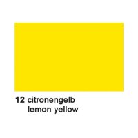 URSUS Seidenpapier 50x70cm 4642212 citronengelb 6 Bogen