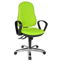 Topstar Fauteuil de bureau Synchro Steel, vert pomme