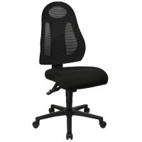 Topstar Chaise de bureau pivotante Free Art, noir / noir