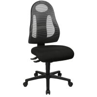 Topstar Chaise de bureau pivotante Free Art, noir / noir