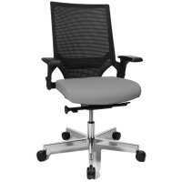 Topstar Chaise de bureau pivotante T300, rouge / noir