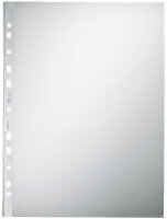 LEITZ Pochette perforée, A4, PP, transparent, 0,08 mm