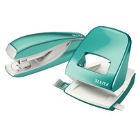 LEITZ Perforateur/Agrafeuse WOW 5095-10-51 bleu glacier,...