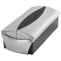 HAN Boîte pour cartes de visite VIP-SET, argent/noir