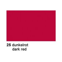URSUS Seidenpapier 50x70cm 4652225 dunkelrot 25 Bogen