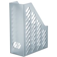 HAN Porte-revues BRILLANT XXL, plastique, gris translucide