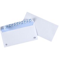 GPV Briefumschläge, DL, 110 x 220 mm, weiss, mit...