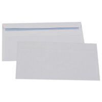 GPV Briefumschläge, DL, 110 x 220 mm, weiss, 80 g qm