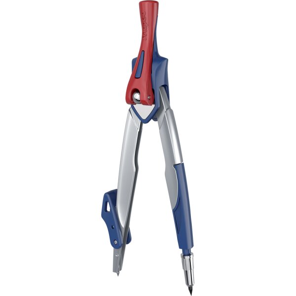 Maped Compas Stop System, en blister, bleu/rouge