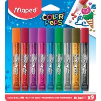 Maped Colle pailletée COLORPEPS, 9 x 10,5 ml,...