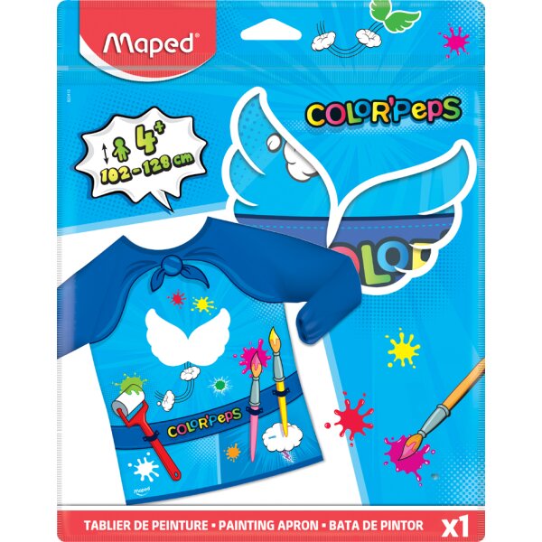 Maped Kinder-Malschürze COLORPEPS, für Grösse 104 - 128 cm