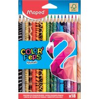 Maped Crayon de couleur triangulaire COLORPEPS Animals