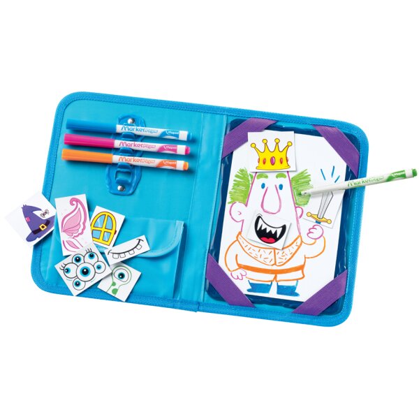 Maped Creativ Kit de dessin voyage TRAVEL BOARD, 21 pièces