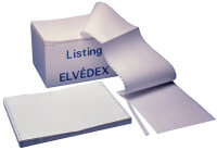 ELVE Papier listing en continu, 380 mm x 11 (27,94 cm)