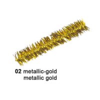 URSUS Pfeifenputzer 9mmx50cm 6530002 metallic-gold 10...