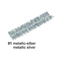 URSUS Pfeifenputzer 9mmx50cm 6530001 metallic-silber 10...